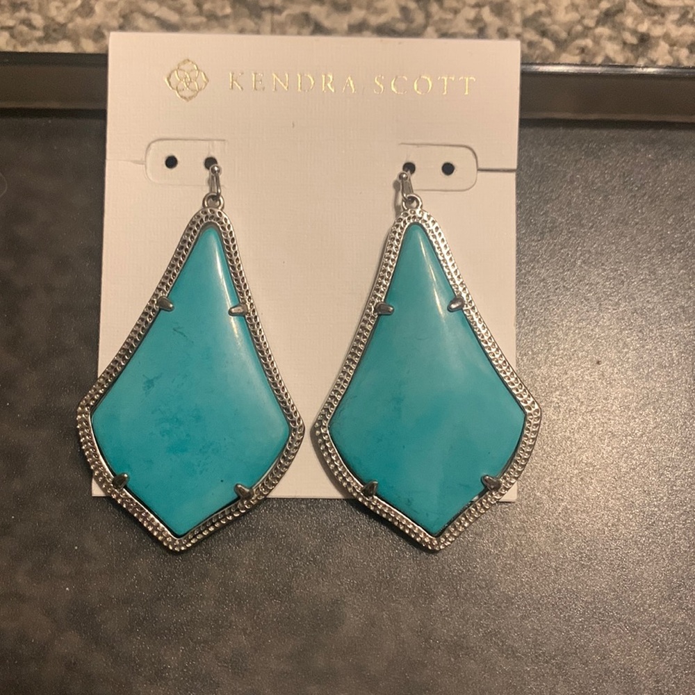 Rare retired Alexandra in silver teal/tortoise